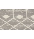 Nourison Grafix Grey GRF37 2 ft. X 6 ft. Rectangle Rug