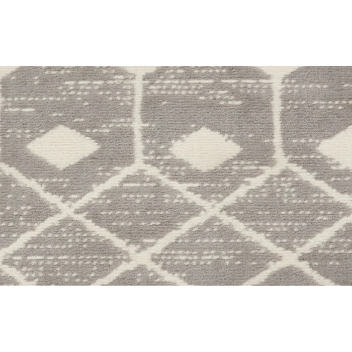 Nourison Grafix Grey GRF37 2 ft. X 6 ft. Rectangle Rug