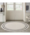 Nourison Nourison Essentials Area Rug NRE02 Ivory/Black