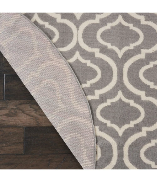 Nourison Jubilant Round Area Rug JUB19-Grey