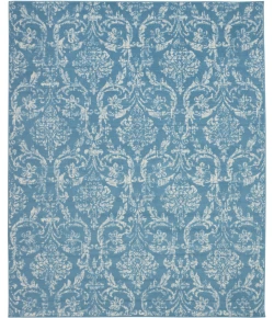 Nourison Home Jubilant JUB09 Blue 7 ft. 10 in. X 9 ft. 10 in. Area Rug
