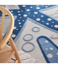 Nourison Aloha Area Rug ALH24 Blue/Grey 12' x 15'