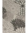 Nourison Aloha Area Rug ALH05 Silver Grey 5'3" x 7'5"