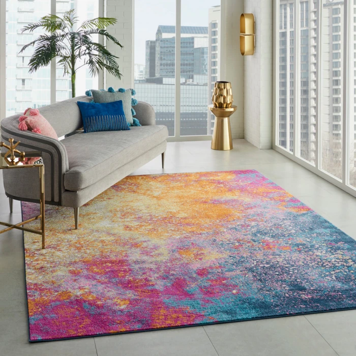 Nourison Passion Area Rug PSN10 Sunburst