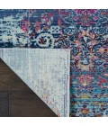 Nourison Vintage Kashan Runner Area Rug VKA02-Blue