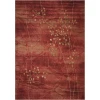 Nourison Home Somerset ST74 Flame 2 ft. X 2 ft. 9 in. Area Rug