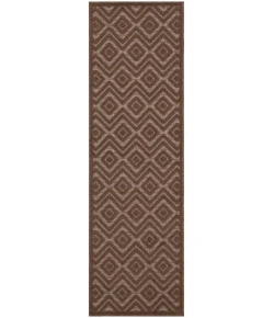 Nourison Home Versatile NRV01 Brown 2 ft. 2 in. X 7 ft. 6 Area Rug