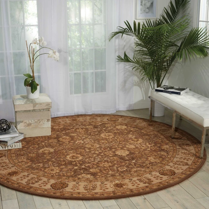 Nourison Home Nourison 3000 Taupe 3102 8ft. x Round Round Rug