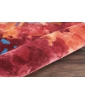 Nourison Prismatic Area Rug PRS13 Blue/Flame 3'9" x 5'9"