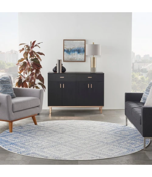 Nourison Whimsicle Area Rug WHS17-Ivory Blue