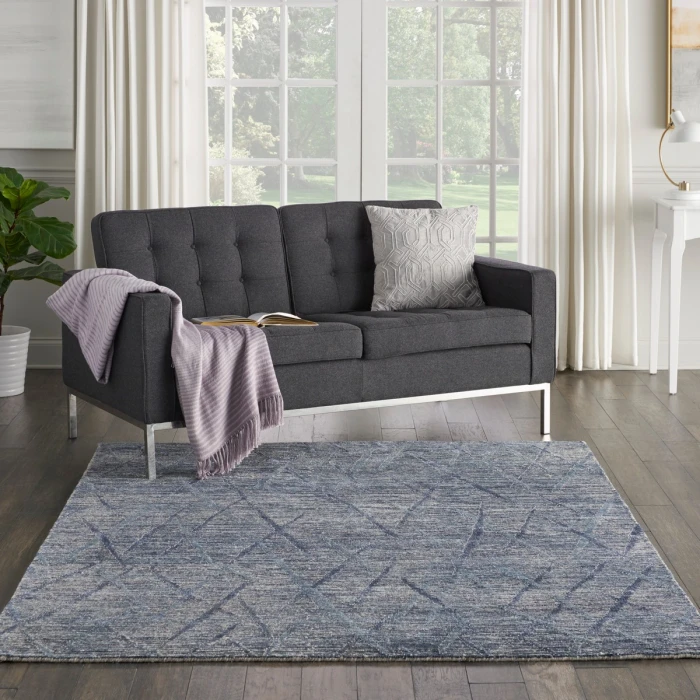 Nourison Ocean Indigo OCP02 6 ft. X 8 ft. Rect. Rug