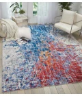 Nourison Twilight Area Rug TWI25 Red/Blue 7'9" x 9'9"