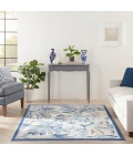 Nourison Seaside Area Rug SDS02 Ivory Blue