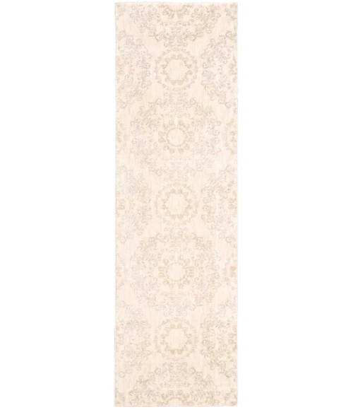 Nourison Home Tranquility Ivory TNQ03 2ft.2in. x 7ft.6in. Rect. Rug