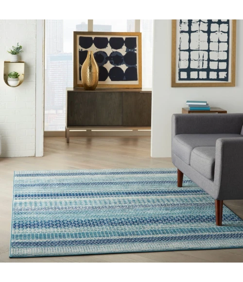 Nourison Passion Area Rug PSN26-Navy Blue