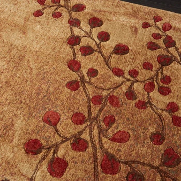 Nourison Somerset Square Area Rug ST74-Latte