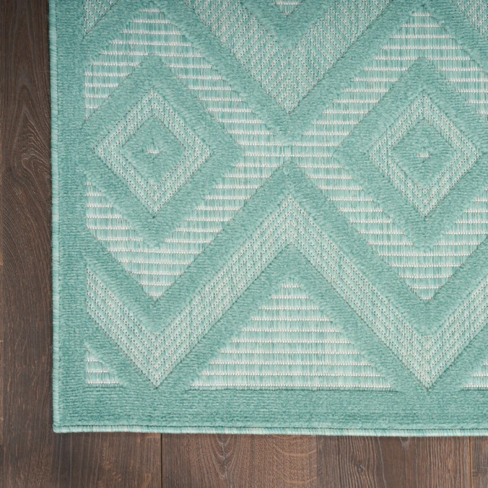 Nourison Versatile Area Rug NRV01 Aqua/Teal