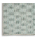 Nourison Courtyard Area Rug COU01-Ivory Aqua