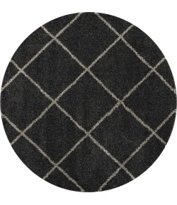 Nourison Home Brisbane BRI03 Charcoal 6 ft. 7 in. Round Area Rug