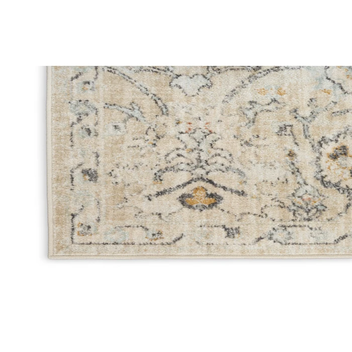 Nourison Oushak Home Cream OUS01 8 ft. X 9 ft. 10 in. Rectangle Rug