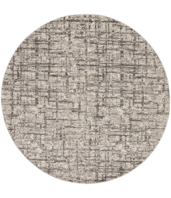 Calvin Klein CK950 Rush CK952 Ivory Grey 6 ft. Round Area Rug