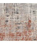Calvin Klein Infinity Area Rug IFN01 Rust Multicolor