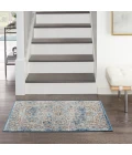 Nourison Quarry Ivory Blue QUA11 2 ft. X 4 ft. Rect. Rug