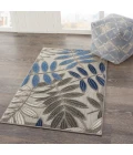 Nourison Aloha Area Rug ALH18-Grey/Blue
