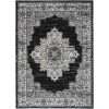 Nourison Home Passion PSN03 Black Ivory 5 ft. 3 in. X 7 ft. 3 in. Area Rug