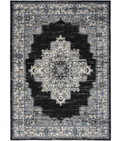 Nourison Home Passion PSN03 Black Ivory 5 ft. 3 in. X 7 ft. 3 in. Area Rug