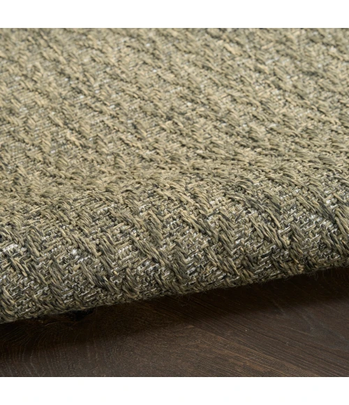 Nourison Tulum Olive TLM02 6 ft. X 9 ft. Rect. Rug