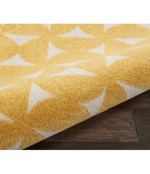 Nourison Harper Yellow DS301 2ft.2in. x 7ft.6in. Rect. Rug