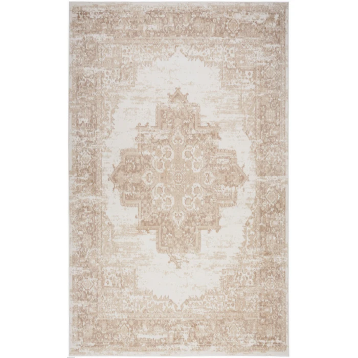 Nourison Grafix Ivory Beige GRF14 9 ft. X 12 ft. Rectangle Rug