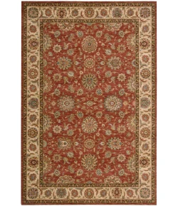 Nourison Home Living Treasures LI05 Rust 5 ft. 6 in. X 8 ft. 3 in. Area Rug