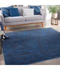 Nourison Essentials Midnight Blue Area Rug NRE01-Midnight Blue