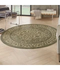 Nourison Tulum Olive TLM05 8 ft. X Round Rug