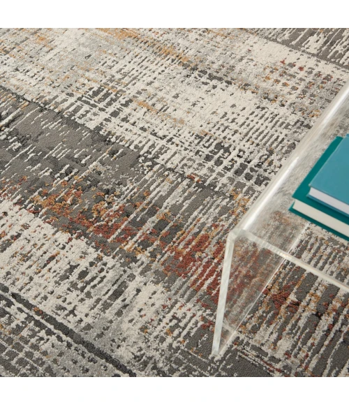 Nourison Tangra Multicolor TNR04 5 ft. X 7 ft. Rect. Rug
