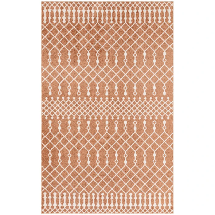 Nourison Astra Machine Washable Copper ASW10 3 ft. 3 in. X 5 ft. Rectangle Rug