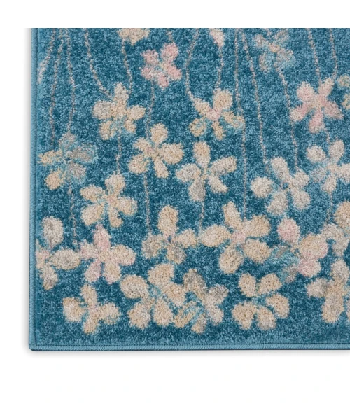 Nourison Tranquil Runner Area Rug TRA04-Turquoise