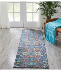 Nourison Home Passion PSN01 Denim 2 ft. 2 in. X 10 ft. Area Rug