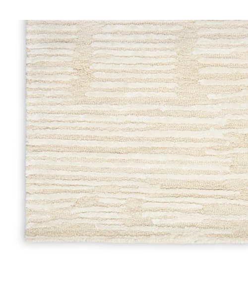 Calvin Klein Linear Area Rug LNR01 Ivory