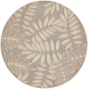 Nourison Home Aloha ALH18 Natural 5 ft. 3 in. Round Area Rug