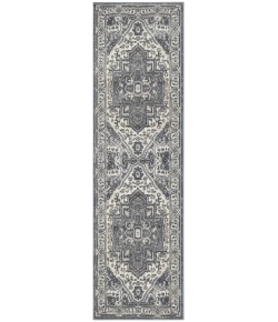 Nourison Home Quarry QUA18 Navy Ivory 2 ft. 2 in. X 7 ft. 6 Area Rug