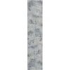 Nourison Home Somerset ST74 Silver Blue 2 ft. 3 in. X 10 ft. Area Rug