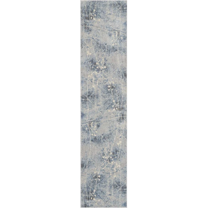 Nourison Somerset Runner Area Rug ST74-Silver/Blue