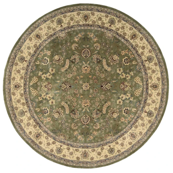 Nourison 2000 Round Area Rug 2003-Olive