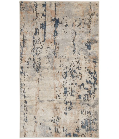 Nourison Quarry Beige Grey QUA01 2 ft. X 4 ft. Rect. Rug