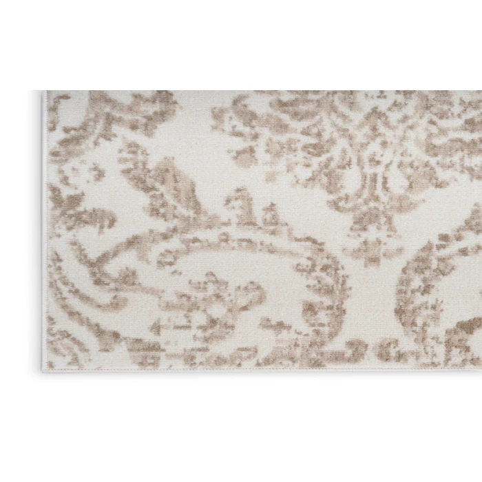 Nourison Jubilant Ivory Beige JUB09 2 ft. 3 in. X 7 ft. 3 in. Rectangle Rug