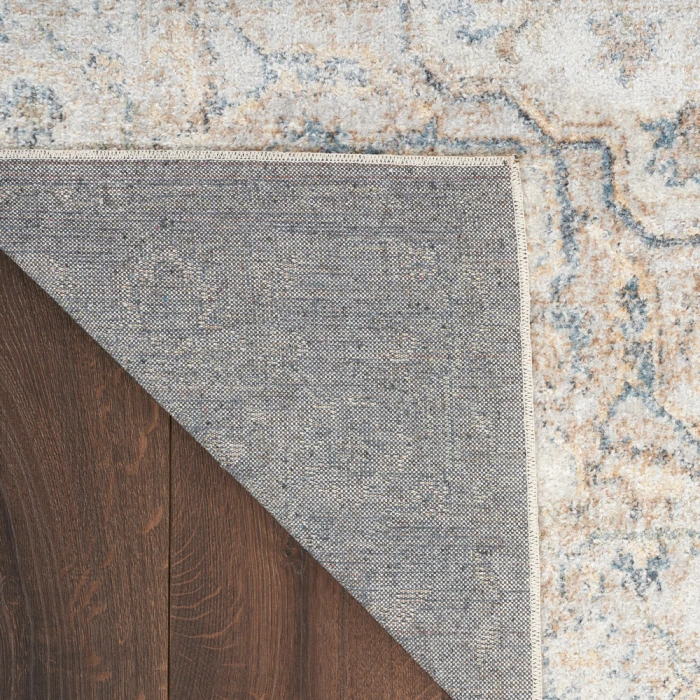 Nourison Astra Machine Washable Area Rug ASW12 Silver Grey