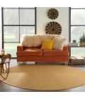 Nourison Positano Round Area Rug POS01-Yellow